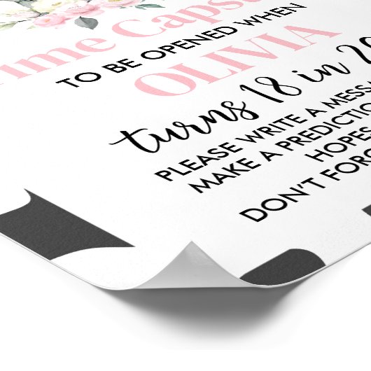 Geburtsstunde Kapsel Poster (Ecke)