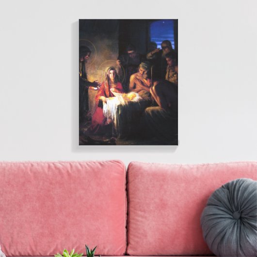 Geburtsstunde Leinwanddruck (Insitu (Wohnzimmer))