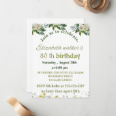 Geburtsstundenbeschwörung Mitteilungskarte (Vorderseite/Rückseite Beispiel)