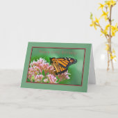 Geburtstag, 100., Monarch Butterfly Card Karte (Gelbe Blume)