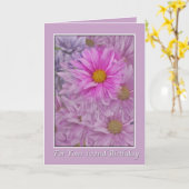 Geburtstag, 102., Gänseblümchen Karte (Gelbe Blume)
