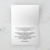 Geburtstag, 102., Monarch Butterfly Card Karte (Innenseite)