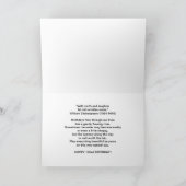 Geburtstag, 102., tropischer Wasserfall, Vögel Karte (Innenseite)