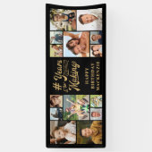 Geburtstag, 14. FotoCollage Jahre in der Herstellu Banner (Vertikal)