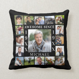 Geburtstag 17 FotoCollage PHANTASTISCH SEIT CE Kissen