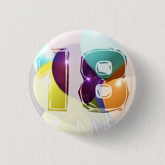Geburtstag 18 button (Vorderseite)