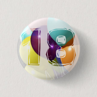 Geburtstag 18 button