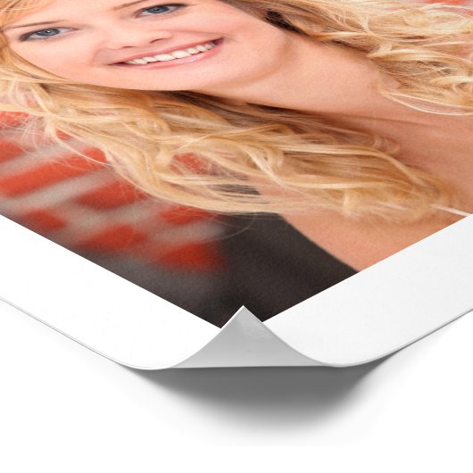 Geburtstag 18 FotoCollage Custom Personalisiert Poster (Ecke)