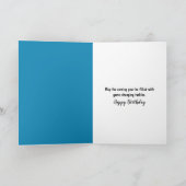 Geburtstag #18 Lion Quarterback Football Player Karte (Innenseite)