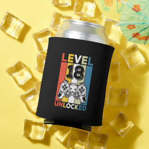 Geburtstag, 18. Stufe Entsperrt 18 Gaming Vintag Dosenkühler