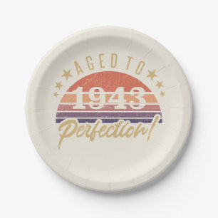 Geburtstag 1943 vollendet pappteller