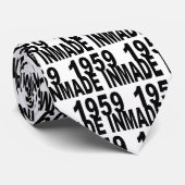 Geburtstag 1959 krawatte (Gerollt)