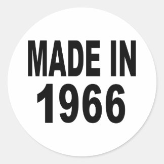 Geburtstag 1966 runder aufkleber