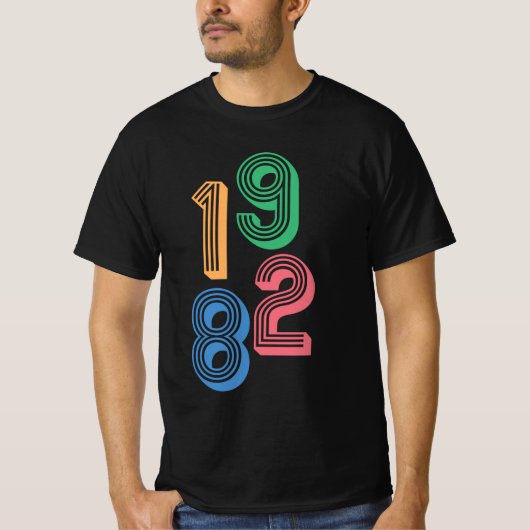 Geburtstag - 1982 - 40. Geburtstag T - Shirt (Vorderseite)