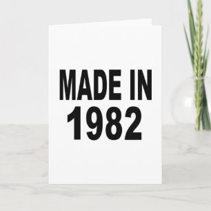 Geburtstag 1982 karte