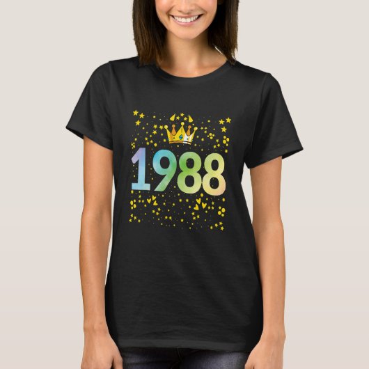 Geburtstag 1988 Jahrestag 1988 T-Shirt (Vorderseite)