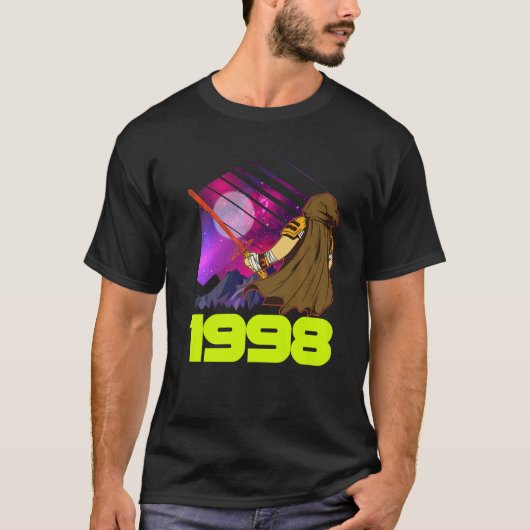 Geburtstag 1998 Galactic Warrior T-Shirt (Vorderseite)