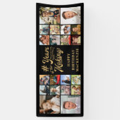 Geburtstag 20 FotoCollage Jahre in der Herstellung Banner (Vertikal)