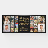 Geburtstag 20 FotoCollage Jahre in der Herstellung Banner (Horizontal)