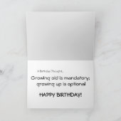 Geburtstag 20 karte (Innenseite)