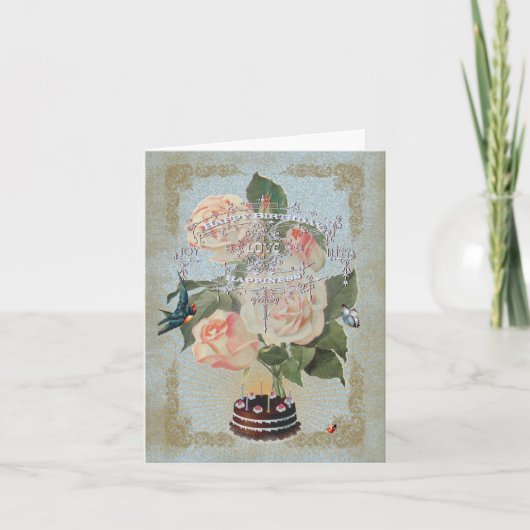Geburtstag 2 - Note Card Karte (Vorderseite)