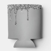 Geburtstag 30. Elegantes Silber Moderne Elegante F Dosenkühler (Rückseite)