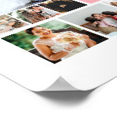 Geburtstag 31 FotoCollage Custom Personalisiert Poster (Ecke)