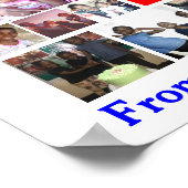 Geburtstag 31 FotoCollage Custom Personalisiert Poster (Ecke)