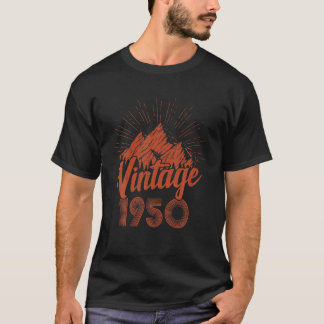 Geburtstag 365 Vintag 1950 Retro Geburtstagsgesche T-Shirt