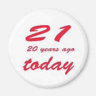 Geburtstag 41 magnet