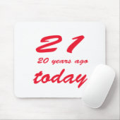 Geburtstag 41 mousepad (Mit Mouse)