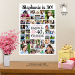 Geburtstag 42 Fotos Küssen ihre Dekade Auf Wieders Poster<br><div class="desc">Geburtstag 42 Fotos Küssen Ihre Dekade Goodbye Poster Print — Erstellen Sie ein Foto-Gedächtnis-Poster-Druck zu feiern einen Meilenstein Geburtstag beginnt ein neues Jahrzehnt mit dieser leicht hochzuladenden Foto-Collage mit 42 Bildern durch die Jahre mit dem lustigen, bearbeitbaren modernen typografischen Design für das Sprichwort KISSING HER DECADE GOODBYE (gezeigt mit 4s...</div>