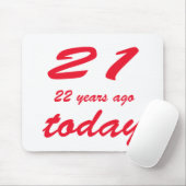 Geburtstag 43 mousepad (Mit Mouse)
