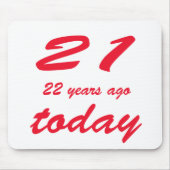 Geburtstag 43 mousepad (Vorne)