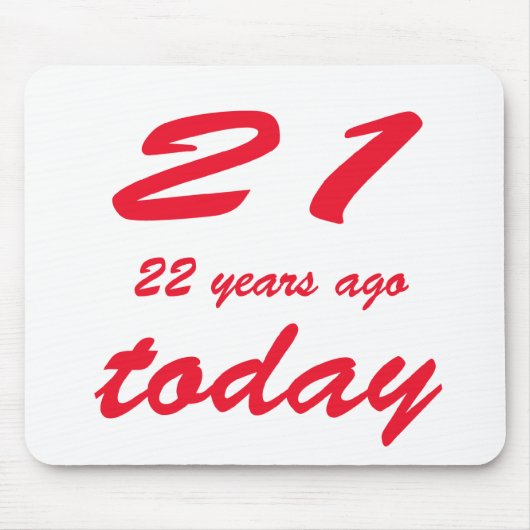 Geburtstag 43 mousepad (Vorne)