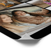 Geburtstag 45 Foto Collage Poster für ihn/sie (Ecke)