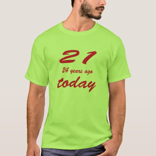 Geburtstag 45 T-Shirt (Vorderseite)