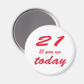 Geburtstag 49 magnet (Vorderseite/Rückseite)