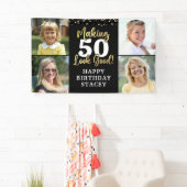 Geburtstag 4 Fotos Alter sieht gut aus Banner (Insitu)