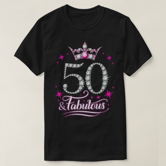 Geburtstag. 50 Frauen, Frauen T-Shirt (Design vorne)