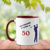 Geburtstag 50 Golfer Tasse