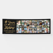Geburtstag 53 FotoCollage Jahre im Making Banner (Horizontal)