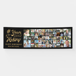 Geburtstag 53 FotoCollage Jahre im Making Banner