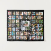 Geburtstag 55 Foto Collage Hintergrund PHANTASTISC Wandteppich (Vorderseite (Horizontal))