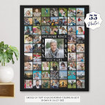 Geburtstag 55 Foto Collage PHANTASTISCH SEIT CE Künstlicher Leinwanddruck<br><div class="desc">Erstellen Sie ein Geburtstag Foto Erinnerungen Imitate Leinwand mit einer Foto-Collage von 55 quadratischen Fotos von ihm oder sie durch die Jahre zu feiern, jedes Alter Geburtstag. Der Titel sagt PHANTASTISCH SEIT "JAHR". Personalisieren Sie mit ihrem Namen und Geburtsjahr in Ihrer Wahl von Hintergrund und Textfarben. Das Beispiel wird in...</div>