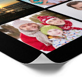 Geburtstag 55 Foto Collage PHANTASTISCH SEIT CE Poster (Ecke)