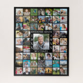 Geburtstag 55 Foto Collage PHANTASTISCH SEIT CE Puzzle (Vertikal)