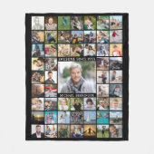 Geburtstag 55 FotoCollage PHANTASTISCH SEIT JAHR Fleecedecke (Vorderseite)