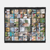 Geburtstag 55 FotoCollage PHANTASTISCH SEIT JAHR Fleecedecke (Vorderseite (Horizontal))