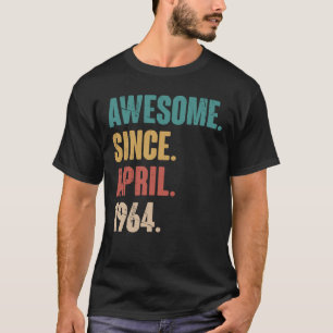 Geburtstag 59. Dekoration April 59 Jahre alter Vin T-Shirt
